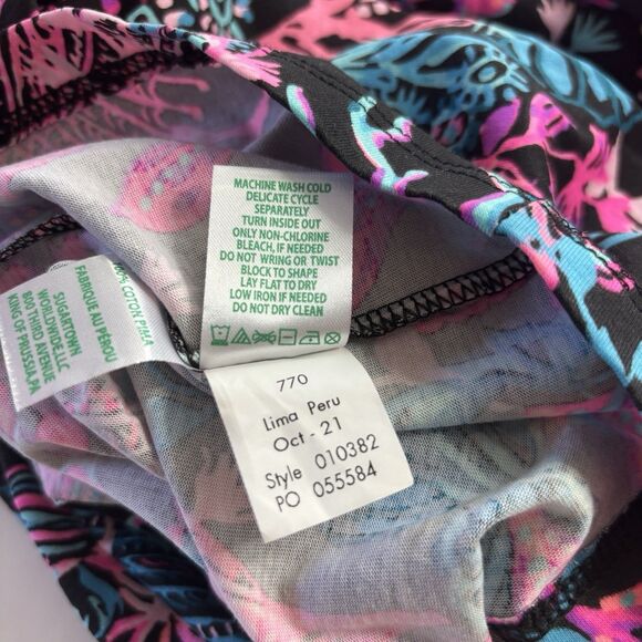 Lilly‎ Pulitzer Etta Dress Long Sleeve Onyx Twilight Coral Size  Small - Picture 11 of 11